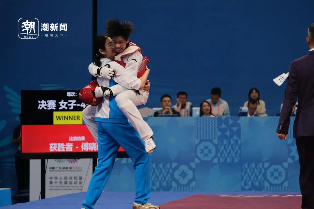 她还是第一, 运会跆拳道, 挡在